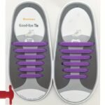 16Pcs No Tie Elastic Shoe Laces For Adults - Black & White Silicone Tieless Laces For Sneakers - Durable, Comfortable, And Hassle-Free Design - Image 6