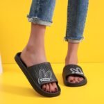 Women'S Flat Cartoon House Slippers, Solid Color Quick Drying Non-Slip Slides, Open Toe Bathroom Shoes - Image 6