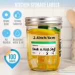 100Pcs Colorful Removable Freezer & Food Storage Labels - Energy Star Certified, Perfect For Kitchen Organization - Image 3