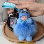 Adorable Plush Doll, Can Decorate Your Car, Dressing Table, School Bag, Handbag, Satchel. It Is A Beautiful Keychain, Given To Friends As A Gift For Valentine'S Day, Christmas, Easter