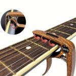 3-In-1 High-Quality Zinc Alloy Metal Guitar Capo - Includes 1 Metal Guitar Pick. Suitable For Capo, Pick Storage, And Bridge Pin Puller. Compatible With Acoustic, Electric, Classical, And Ukulele Guitars - Image 4