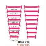 16Pcs Silicone No Tie Shoe Laces, Creative Lazy Shoelaces - Image 13