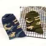 3Pcs Men'S Camo Sports Crew Socks - Durable Polyester Blend With Spandex, Geometric Pattern, Ribbed Cuff - Ideal For All Seasons - Image 6
