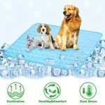 Beiyu Pet Cooling Mat For Dogs & Cats - Breathable Washable Polyester Pet Bed With Ventilation Holes, Cooling Pad For Car Seat & Small House Cover, Summer Comfort For Small To Medium Dogs, Durable & Easy-Clean Design, Pet Cooling Mat, Pet Comfort Accessory, Ventilated Pet Bed, Easyclean Material, Dog Bed, Refreshing/Cooling Mat For Dog, Cat Bed, Xxl Dog Bed, Dog Accessory
