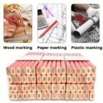 10Pcs, 20Pcs/Pack Woodworking Pencils, Flat Black Octagonal Carpenter Pencils, Woodwork Marking Pens With Refillable Black Lead - Image 7