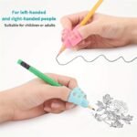 1/2Pcs Two Finger Grip Silicone Learn Writing Tool Writing Pen Writing Correction Device Children Study Supplies Gift For Children Ramadan Mubarak - Image 10