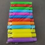 12-Pack Multicolor Sensory Tube Toys, Plastic Fidget Toys For Stress Relief, Fine Motor Skills Development, Adhd & Autism Support, Creative Gift Basket Fillers For Boys & Girls - Image 3