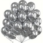 30Pcs, 5-Inch Chrome Balloons - Perfect For Birthday, Wedding, Graduations, Anniversaries, And More For Halloween Christmas Easter Gift -Winter, New Year, Easter Room Decor - Image 5