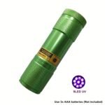 Alonefire 9 Led Uv Light 395-400Nm Led Uv Flashlight - Portable Mini Torch For Curing Money Ore, Moldy Food Detection, Pet Stains, Cat Tinea, Invisible Ink Marker, Without Battery, Uv Light For Money, Pet Stain Removal, Compact Design - Image 7