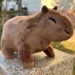 Adorable 22.35Cm Capybara Plush Toy - Soft, Lifelike Rodent Stuffed Animal With Smiling Face, Perfect For Boys & Girls, Ideal Birthday Or Holiday Gift, Stuffed Plushies - Image 8