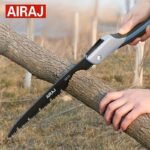 Airaj 1Pc Industrial Grade Steel Folding Saw, Manual Cutting Tool With Anti-Slip Durable Handle, Three Specifications Available For Outdoor Use, Without Battery