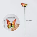 10Pcs Colorful Butterfly Stakes, 3D Artificial Butterfly Decor, Garden & Patio Decor, Random Pattern - Image 9