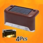 4/6/8-Pack Solar-Powered Led Step Lights Outdoor, Ip65, Auto On/Off Sensor, Solar Panel Charging, Warm White Led Bulbs, For Garden, Patio, Pathway, Wedding, Pathway Lighting - Energy-Efficient Landscape Lighting, Solar Powered Outdoor Lights, Garden Decor, Contemporary Design, Durable Construction, Sensoractivated Light, Event Planners - Image 24