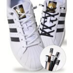 1Pair Tieless Elastic Shoe Laces, No Tie Shoelaces For Sneakers Casual Shoes Skate Shoes - Image 4