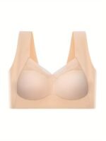 Solid Color Sexy No Steel Ring Women'S Underwear Comfortable Breathable Gathered Vest Bra Underwear - Image 3