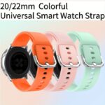 Smartwatch Band, 20/22Mm Silicone Strap With Quick Release Buckle - Compatible With Samsung Galaxy Watch 3/4/5/7, Active 2, S2/S3, Gt, Amazfit Gtr - Colorful Replacement Bracelet For Smartwatches, Smartwatch Accessory|Sleek Watch Strap|Smooth Band Finish - Image 9