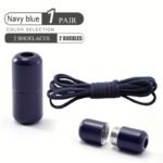 1 Pair Of Free-To-Take-Off Shoe Laces With Capsule Buckle And Elasticity, Lazy Person'S Laces, Fashionable Laces Suitable For Board Shoes And Sports Shoes - Image 7