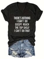 Letter Print V-Neck T-Shirts, Short Sleeve Summer Pullover Sports Top, Women'S Clothing - Image 7