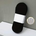 1/5/10Pairs Men'S Casual Business Socks, Thin Breathable Comfortable Low Cut Boat Invisible Socks - Image 2