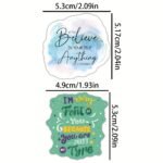 100Pcs Inspirational Quote Stickers - Waterproof Vinyl, Perfect For Laptops, Water Bottles & Books | Aesthetic Motivational Decals For Teens & Adults - Image 2