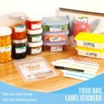 100Pcs Colorful Removable Freezer & Food Storage Labels - Energy Star Certified, Perfect For Kitchen Organization - Image 7