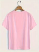 Shut Up Print T-Shirt, Short Sleeve Crew Neck Casual Top For Summer & Spring, Women'S Clothing - Image 10