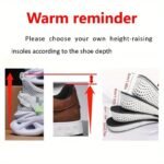1 Pair Eva Height Increase Insoles - Invisible, Comfortable & Breathable With Shock Absorption, Odor-Neutralizing Design, Available In 3.99Cm, 4.98Cm, And 5.49Cm Sizes - Image 12