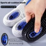 1 Pair Shock Absorbing Breathable Cushion Insoles - Eva Material, Comfortable & Durable For Men & Women, Fits All Shoes, Casual & Formal Wear, Casual Footwear, Ergonomic Design, Lightweight Insoles - Image 2