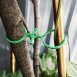 20Pcs Durable Green Plastic Garden Vine Strapping Clips - Versatile Plant Support Ties With Various Shapes For Tomato & Vegetable Gardens, Includes Ring & Buckle Holders - Image 7
