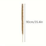 1Pc Diy Shape Plant Climbing Pole, Bendable Coconut Brown Stick, Plant Climbing Rattan Column Gardening Plant Support Rack Artificial Coconut Brown Stick - Image 13