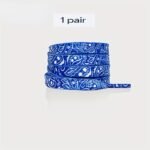 1 Pair Fashion Pattern Print Shoelace For Canvas Shoes Sneakers, Men & Women - Image 5