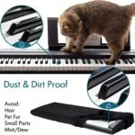 88/61-Key Digital Electric Piano Cover - Perfect Gift For Birthdays, Easter, President'S Day, Boys & Girlfriends - Dustproof! - Image 6