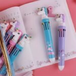 1Pcs 10 Color Ballpoint Pen Kawaii Stationery Cute Pens Novelty Cute Kawaii Pen Student Writing Gel Pens Learning Office Supplies, As Halloween, Chrismas Gift - Image 14