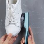 1Pc Ergonomic Long-Handle Shoe & Clothes Cleaning Brush, Soft Bristles, Black - Ideal For Sneakers With White Accents, Gentle On Fabrics - Image 10