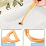 1Pc Of 19.6-Inch Drain Tools For Unclogging, Including Hair Cleaning Drains Tool, Shower Drain Unblocker, Sink Clearing, And Hair Remover Suitable For Showers, Kitchen Sinks, Bathtubs, And Bathroom Accessories - Image 6