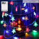 1Pc String Lights 10, 20, 30, 40, 80, Led Star String Lights, Battery Box Power Supply Fairy String Lights, Wedding Party, New Year, Warm White - Image 18