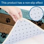 1Pc Soft & Absorbent Dog Paw Print Mat - Rectangular Polyester Pet Mat With, Quick-Dry, Washable Design - Ideal For Entryway, Bathroom, Kitchen, Living Room, Office Decor - Available In Multiple Sizes For Small To Large Dogs, Pet Mat | Playful Dog Design | Durable Dog Mat, Dog Accessories - Image 6