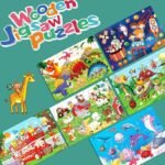 1 Set Colorful Jigsaw Puzzles For Kids Age 3-5 Preschool Educational Brain Teaser Boards Toys Toddler Children Learning Puzzles,Halloween/Christmas Gift - Image 4