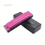 1Pc 10 Holes Harmonica Mouth Organ Puzzle Musical Instrument Beginner Teaching Playing Gift Copper Core Resin Harmonica Easter Gift Halloween Gift - Image 2