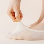 3 Pairs Solid Invisible Socks, Comfy & Breathable Low Cut Ankle Socks, Women'S Stockings & Hosiery - Image 6