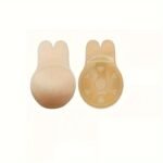 Silicone Invisible Breast Stickers, Breathable Rabbit Ear Bra Cups, Wireless Adhesive Bra Accessories In Various Colors And Models, Hand Washable Or Dry Clean, No Print Design, Comfortable Undergarment, Playful Underwear, Flexible Underwear - Image 3