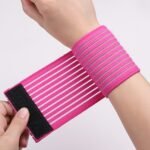1Pc Compression Adjustable Wrist Sleeve Wrist Brace Wristband, Suitable For Fitness Training - Image 2