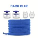 1 Pair Of Durable Polyester Elastic No-Tie Shoelaces With Secure Spring Buckles - Vibrant Colors, Stretchy & Non-Deformable For Sneakers And Casual Shoes, Casual Shoe Laces|Vibrant Shoelaces|Polyester Laces - Image 11