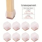 Table And Chair Leg Mats, Silent And Wear-Resistant, Chair Leg Protectors, Table Leg Mats, Stool Leg Mats, Table Corner Protectors - Image 28