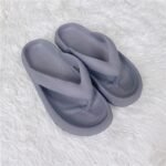 Wholesale Women'S Soft Sole Slides - Eva Flip-Flops With Thick Cushioned Insoles, All-Season Indoor/Outdoor Beach Slippers In Beige, White, Yellow, Pink, Black, Orange, Light Green, And Light Blue, Indoor Slippers | Stylish Slippers | Eva Material - Image 26