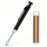 Solid Carpenter Mechanical Pencil With Sharpener For Woodworking Construction Long Head Carpenter Pencil Stationery Supplies - Image 3