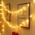 1Pc String Lights 10, 20, 30, 40, 80, Led Star String Lights, Battery Box Power Supply Fairy String Lights, Wedding Party, New Year, Warm White
