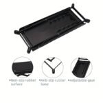 Guitar Foot Pedal, Guitar Foot Stool 4 Gears High And Low Folding, Sturdy Metal Foot Rest Non-Slip Foot Pedal, No Bending Or Stretching. Suitable For Musical Instrument Playing, Guitar Playing, Home And Other Scenes To Place Foot Rest. - Image 10