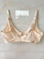 Plus Size Sexy Lace Mesh Underwire Bra For Women - Breathable, Non-Padded With Floral Print Detail, Thin Bottom, Steel Ring - Image 4