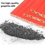 10Pcs, 20Pcs/Pack Woodworking Pencils, Flat Black Octagonal Carpenter Pencils, Woodwork Marking Pens With Refillable Black Lead - Image 10